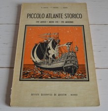 PICCOLO ATLANTE STORICO ISTITUTO GEOGRAFICO DE AGOSTINI 1958