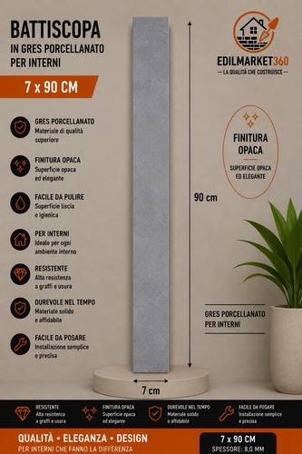 1pz battiscopa fumo - 1pz,