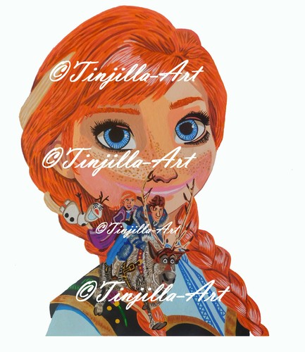 Tinjilla art stampa disney - a4,