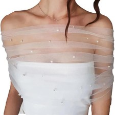 Scialli di perle da sposa