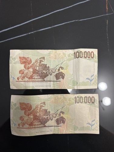 100000 lire caravaggio - 100000, 2°