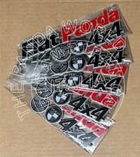 FIAT PANDA 4x4 OLD LOGO FREGIO TARGHETTA PRIMA SERIE RICAMBIO COMPATIBILE