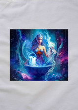 SET 12 pezzi CANNOVACCI - STROFINACCI da Cucina ZODIACO TOP COLOR Cotone Bianco