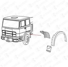 684-321 RIPARAFANGO SX FIAT 619N1- 684N- 697N- 300PC- 160NC