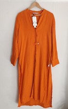 ZARA LINO CAFTANO ABITO TUNICA