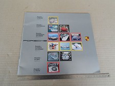 DEPLIANT ORIGINALE PORSCHE '86 PANORAMICA PRODUZIONE IN ITALIANO  31 PAG.