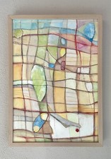 quadro ad olio su compensato