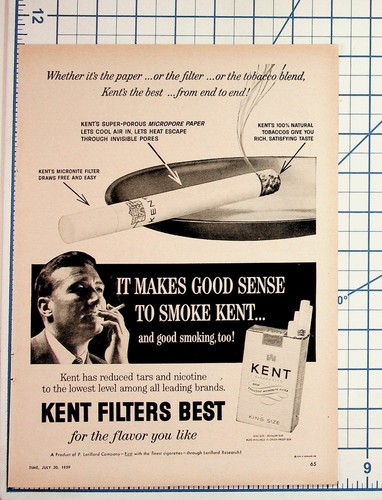 1959 kent sigarette - 1959, rivista