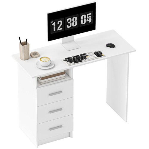 Homcom scrivania moderna con - con, 3