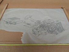 Disegno Originale Dell'epoca