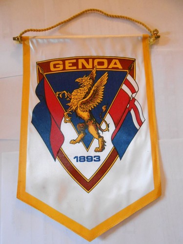 Gagliardetto genoa 1893 - gagliardetto,