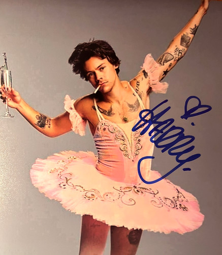 Harry styles 8x10 autografo - 8x10",