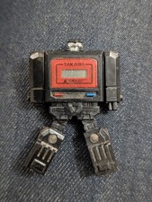 Orologio Vintage Takara Kronoform Transformer Nero Rosso Robot 1983 Senza Cinturino Non Testato