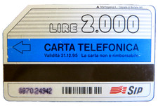 Scheda telefonica lire - 2000,