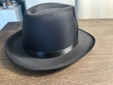Cappello fedora nero deluxe