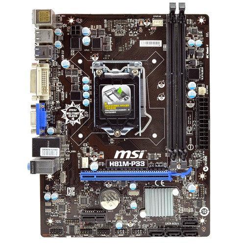 Scheda madre msi h81m p33 - scheda,