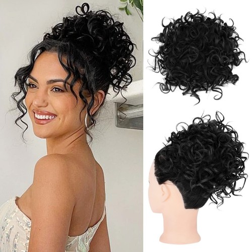 Chignon capelli ricci