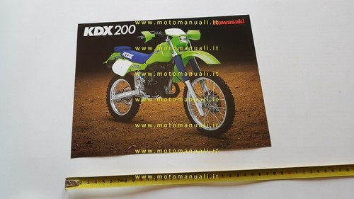 Kawasaki kdx 200 enduro - kdx, 1986