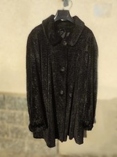 Pelliccia Astrakan nera tg 46