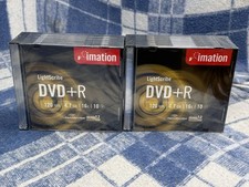 LIGHTSCRIBE IMATION DVD+R confezione da 10 custodie sottili 16x10 4,7 GB X2