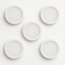 5x Plafoniere LED Rotonde 18W