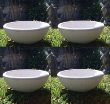 CIOTOLA VASO ROTONDO CIOTOLINA 4 CIOTOLE PER PIANTE DA GIARDINO IN CEMENTO MARMO