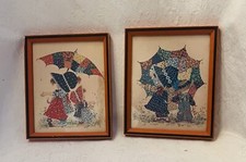 2 Patchwork Ragazze Stampa di