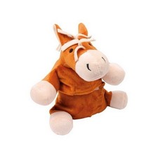 Cavallo peluche con cuscino
