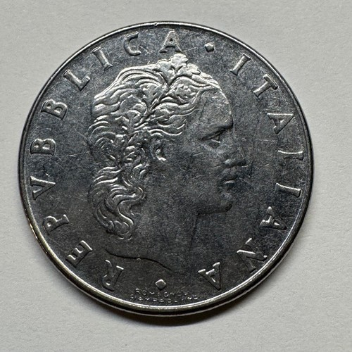 1977 italy lire - 50, coin