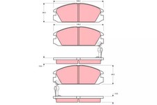 Kit pastiglie freno anteriore
