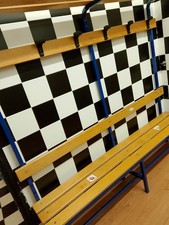 Panche per spogliatoi palestra come nuove seduta appendi abiti porta borse sopra