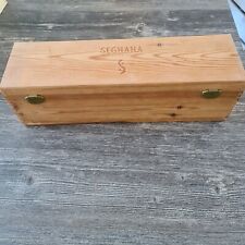 Cassetta Legno Vino Grappa Segnana Magnum Lunelli