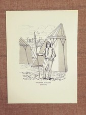 Un soldato Italiano nel secolo V° Moda e costume in Italia (1) Stampa del 1999