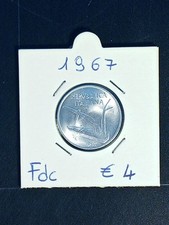 MONETA   REPUBBLICA ITALIANA  10 LIRE 1967 FIOR DI CONIO VEDI FOTO LEGGI NOTE