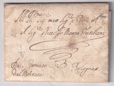 AA315-ANTICA LETTERA DA MODENA