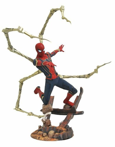 Iron spider man statue - iron,