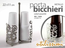 Portabicchieri da tavolo in metallo 22 cm 2 Colori