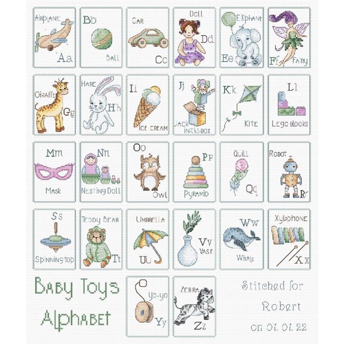 Set punti croce letistitch - set,