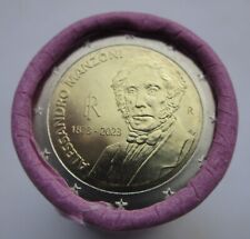 Rotolino da 2 euro 2023 " Alessandro Manzoni " Zecca d'Italia 25 monete FDC