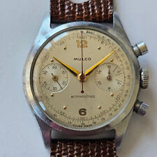 MULCO-CRONO-ACCIAIO-RUOTA A COLONNE-WATERPROOF-VENUS 175-SPILLMAN-TUTTO FIRMATO