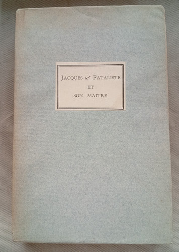Diderot jacques fataliste - le,