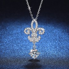 Collana con ciondolo corona