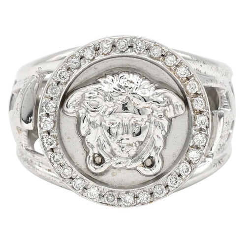 Anello versace 18kwg - anello,