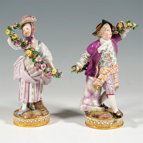 Coppia figure meissen - figure, gärtner