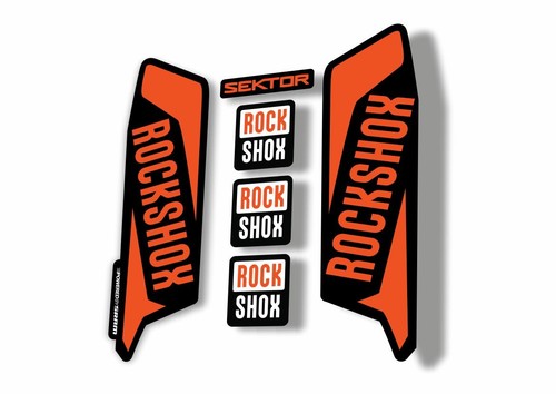 Adesivo rock shox - adesivo, 2016