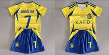 Completo Maglia Pantaloncini Calcio Ronaldo Adulti/Bambini Maglietta Al Nassr