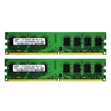Kit 4 GB (2 x 2 GB) DDR2 800 MHz PC2-6400U computer desktop memoria RAM per Samsung