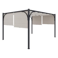 Pergola con tetto scorrevole