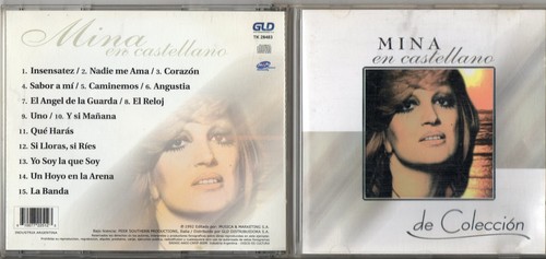 Mina castellano - cd, de