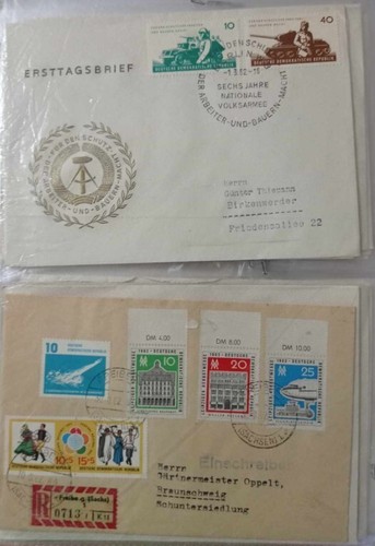 Buste affrancate ddr fdc - affrancate,, ddr,